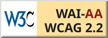 Level Double-A conformance,
            W3C WAI Web Content Accessibility Guidelines 2.1